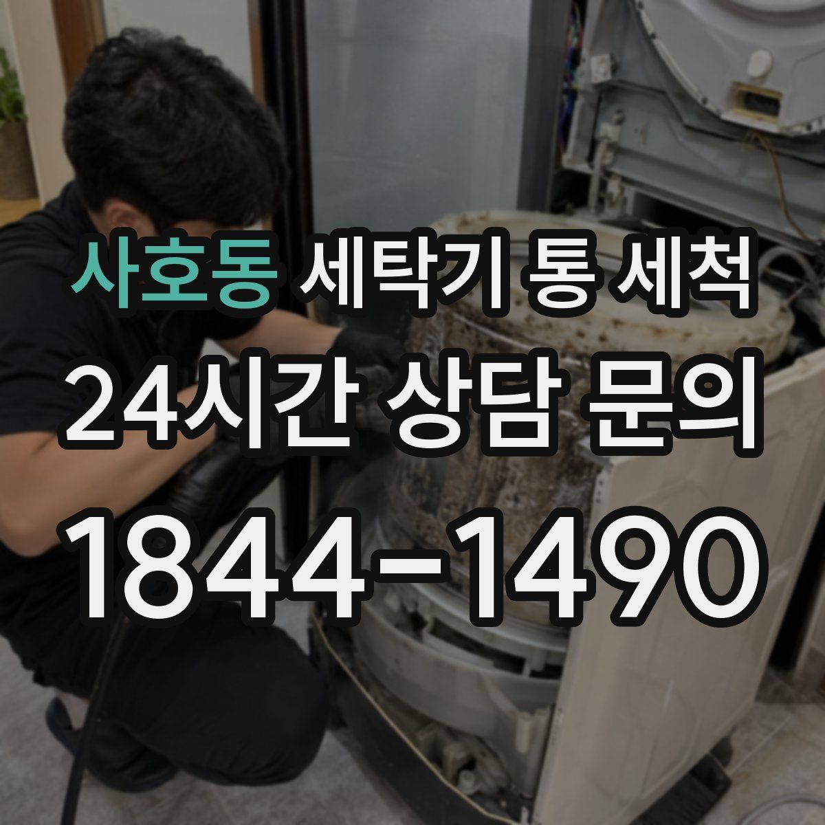사호동 세탁기 통 세척
