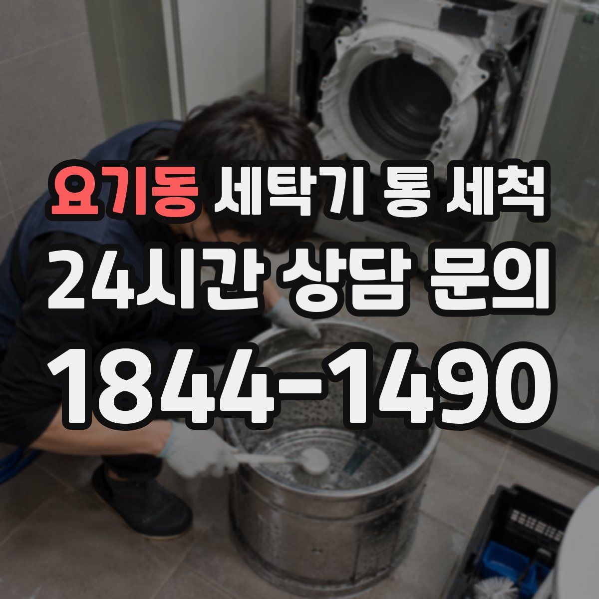 요기동 세탁기 통 세척