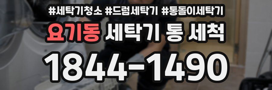 요기동 세탁기 통 세척