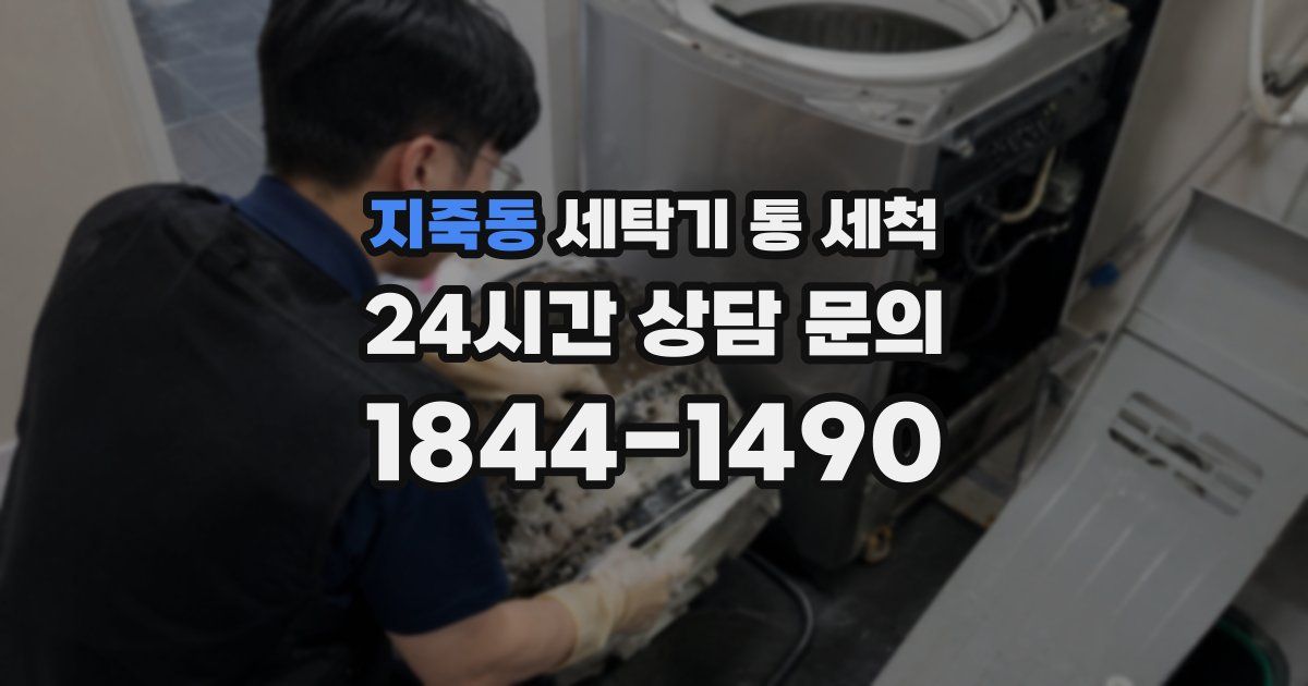 지죽동 세탁기 통 세척