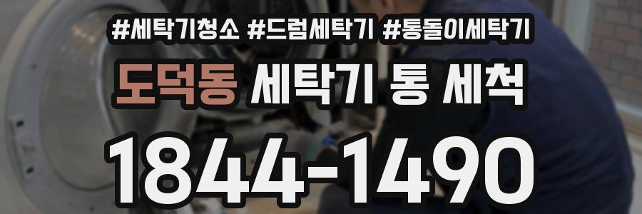 도덕동 세탁기 통 세척