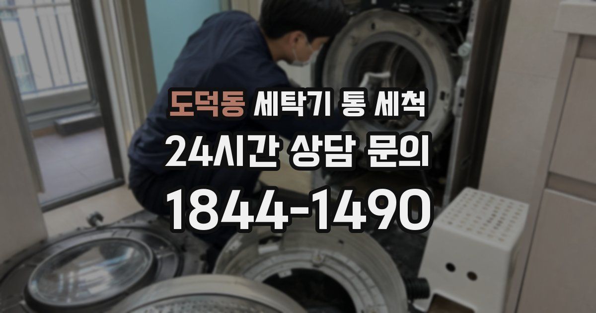 도덕동 세탁기 통 세척