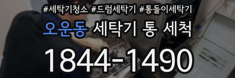 오운동 세탁기 통 세척