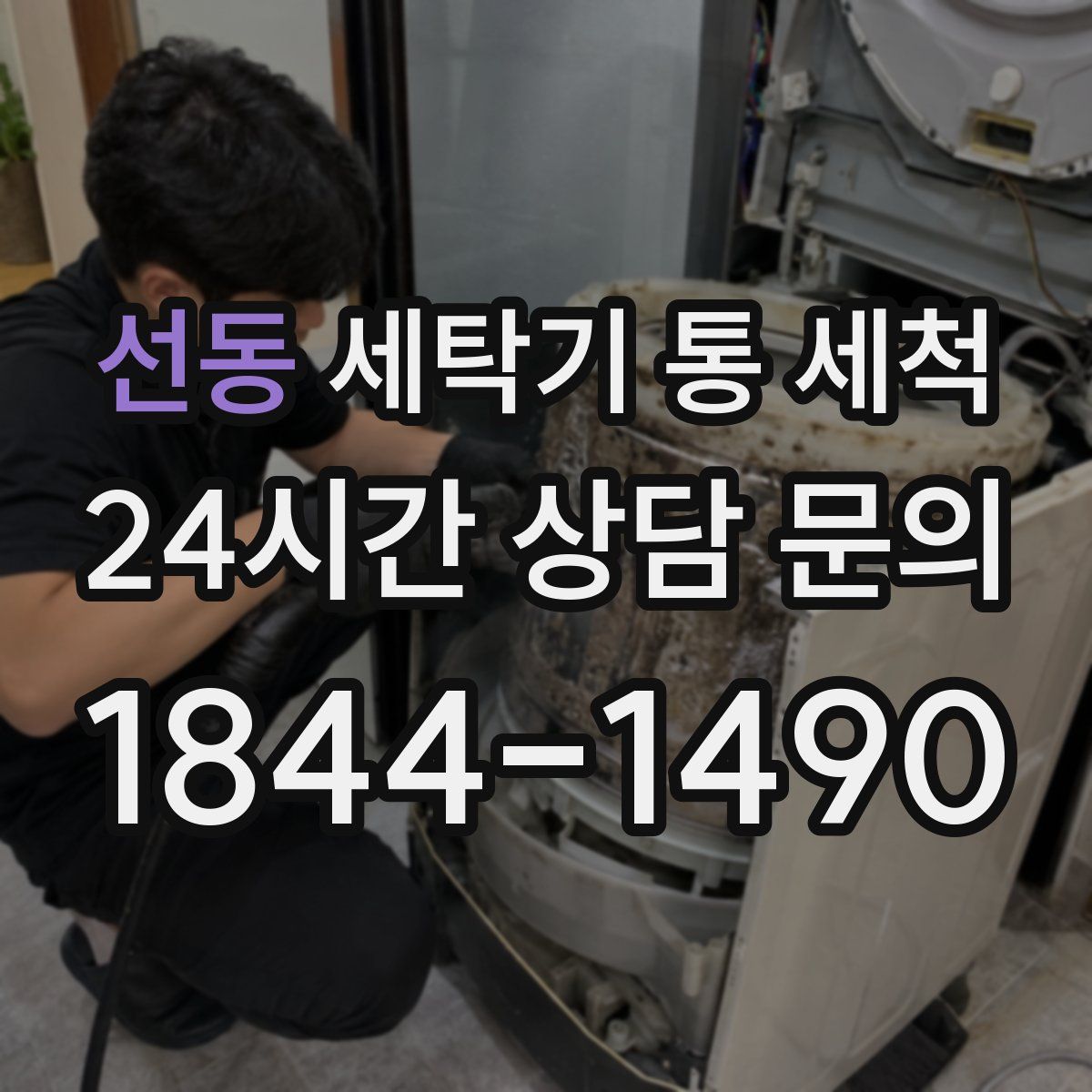 선동 세탁기 통 세척