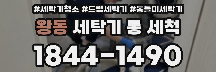 왕동 세탁기 통 세척