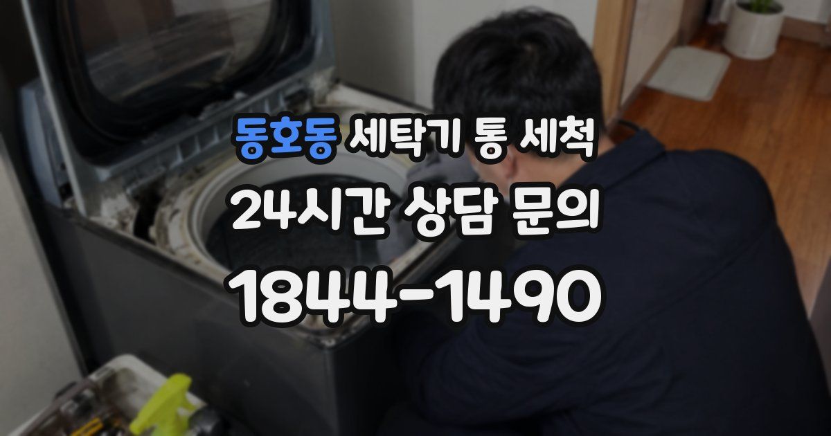 동호동 세탁기 통 세척