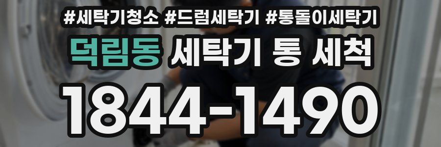 덕림동 세탁기 통 세척
