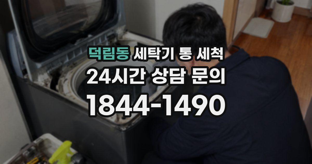 덕림동 세탁기 통 세척