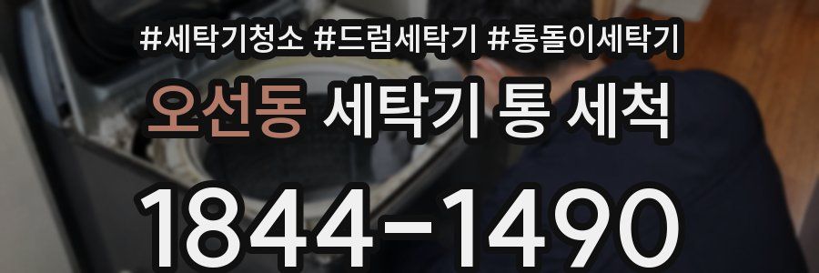 오선동 세탁기 통 세척