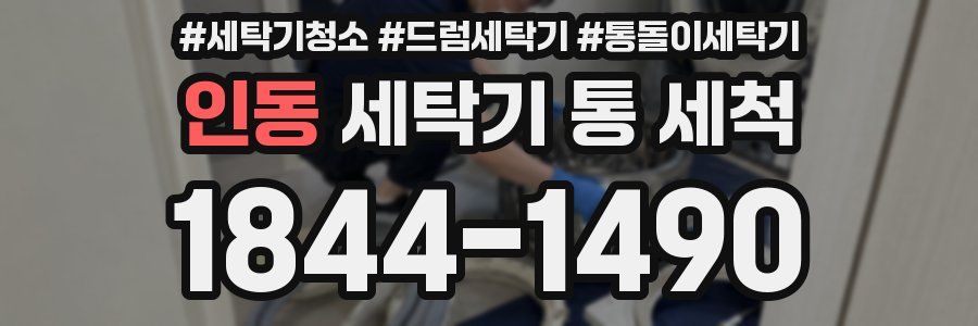 인동 세탁기 통 세척