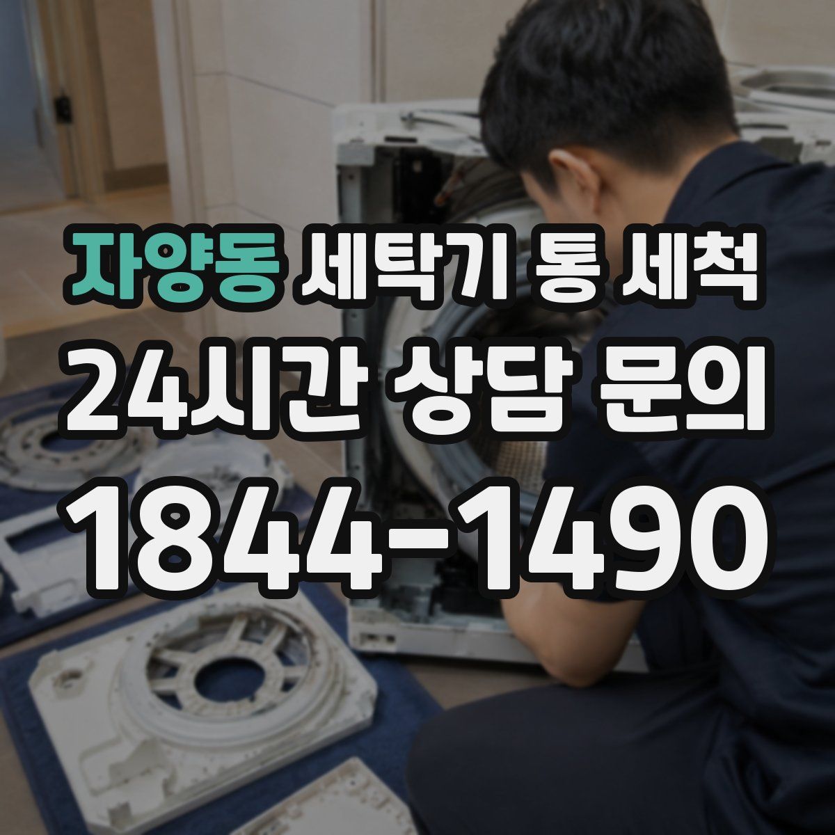 자양동 세탁기 통 세척
