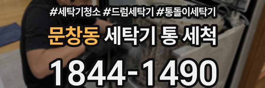 문창동 세탁기 통 세척