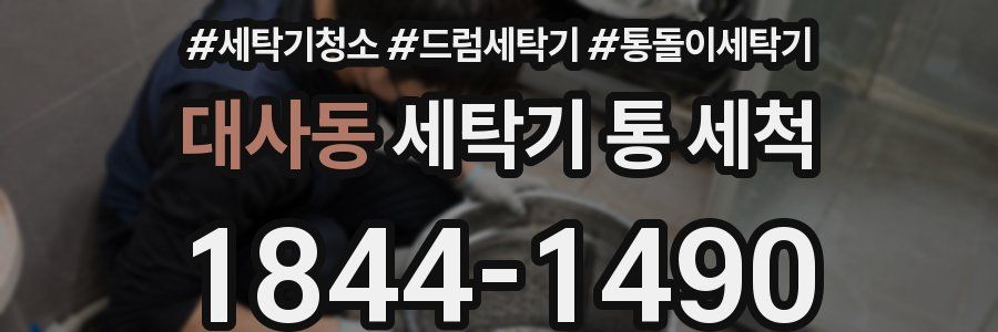 대사동 세탁기 통 세척