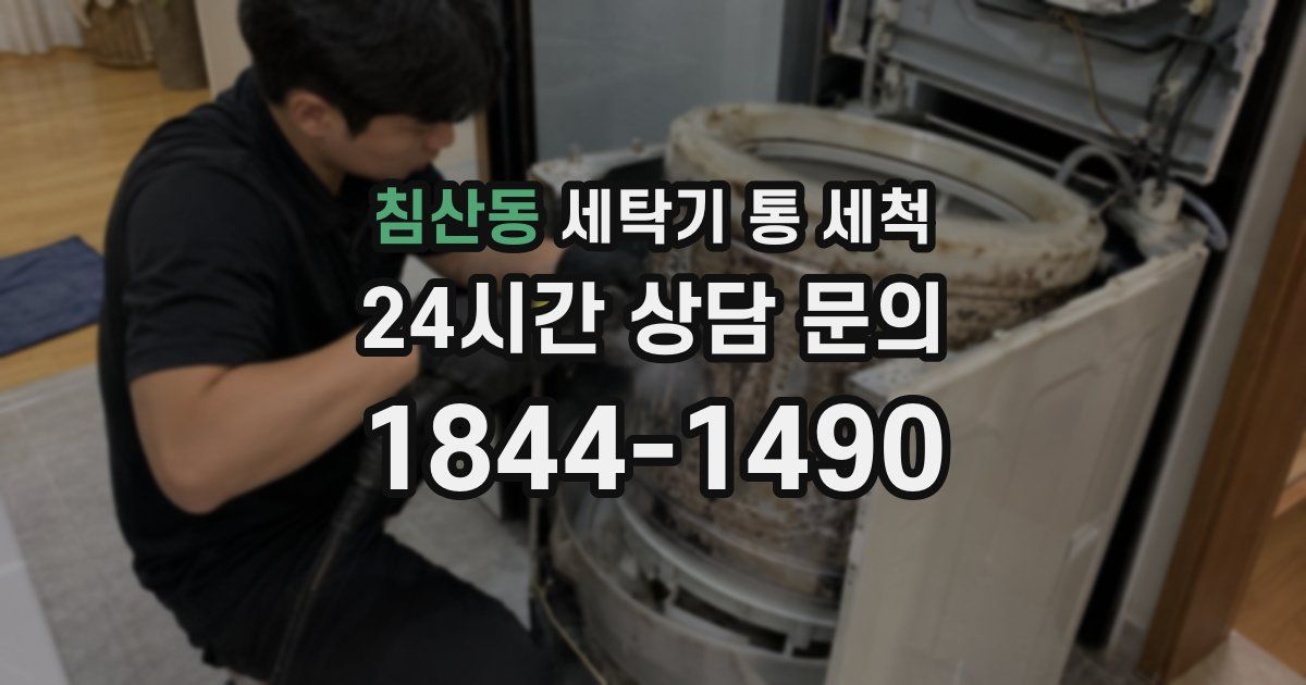 침산동 세탁기 통 세척