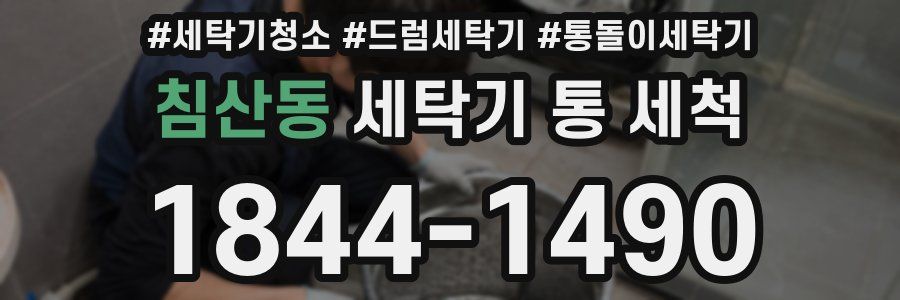 침산동 세탁기 통 세척