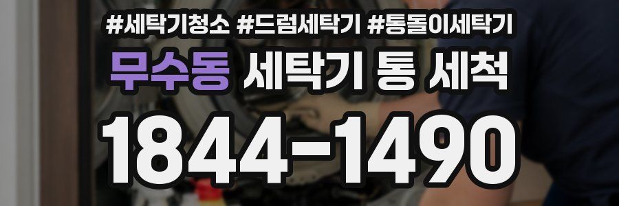 무수동 세탁기 통 세척