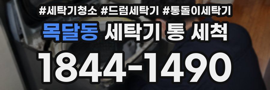 목달동 세탁기 통 세척