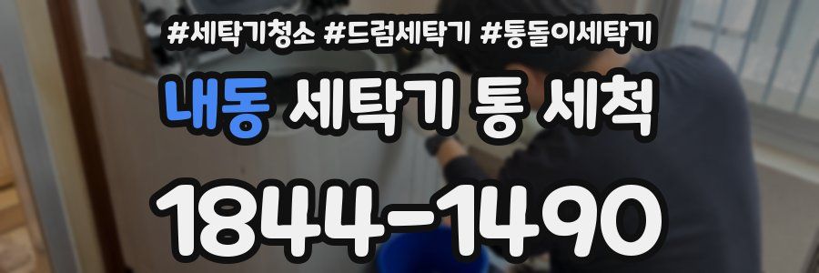 내동 세탁기 통 세척