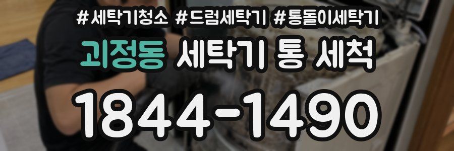 괴정동 세탁기 통 세척