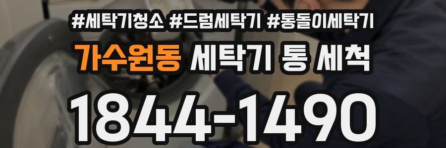 가수원동 세탁기 통 세척