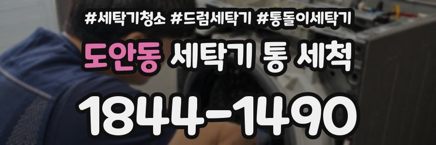 도안동 세탁기 통 세척