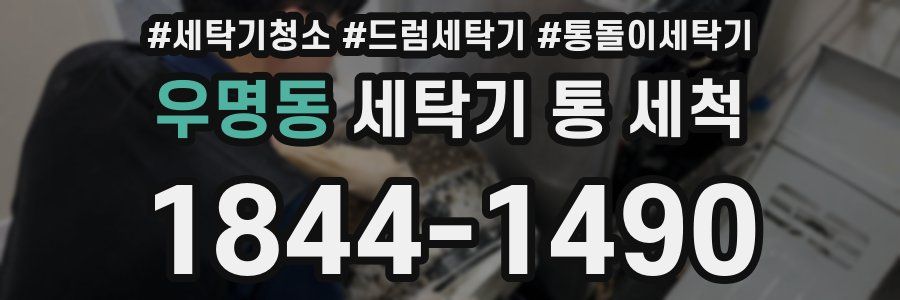 우명동 세탁기 통 세척