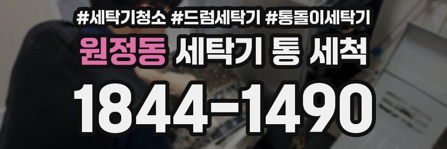 원정동 세탁기 통 세척