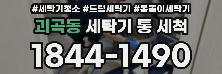 괴곡동 세탁기 통 세척