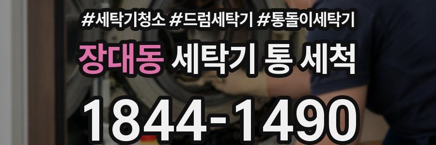 장대동 세탁기 통 세척