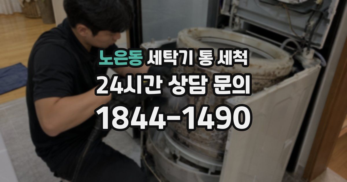 노은동 세탁기 통 세척