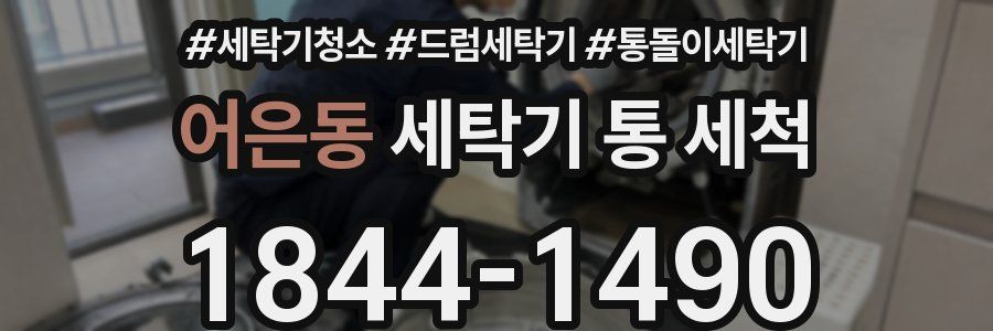 어은동 세탁기 통 세척