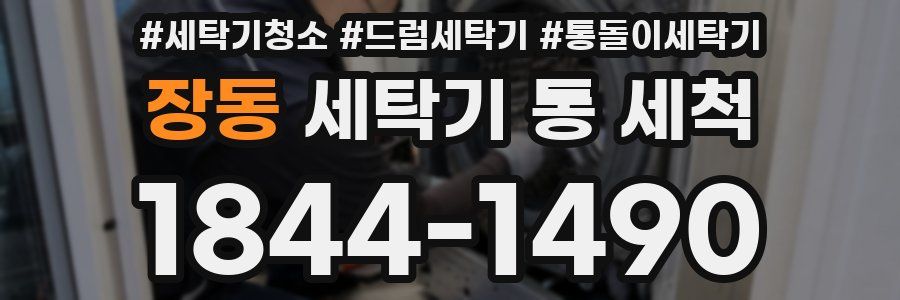 장동 세탁기 통 세척