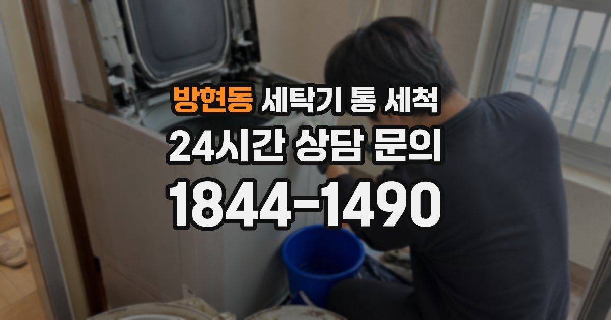 방현동 세탁기 통 세척