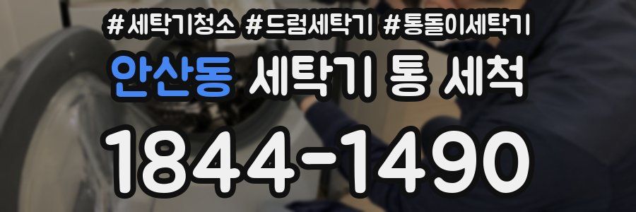 안산동 세탁기 통 세척