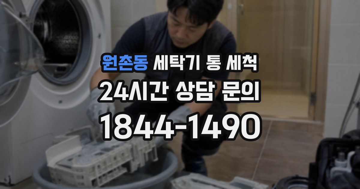 원촌동 세탁기 통 세척