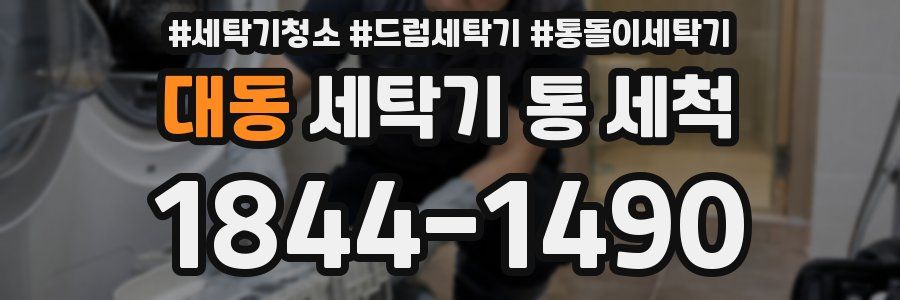 대동 세탁기 통 세척