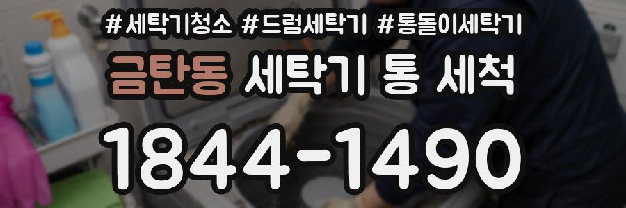 금탄동 세탁기 통 세척