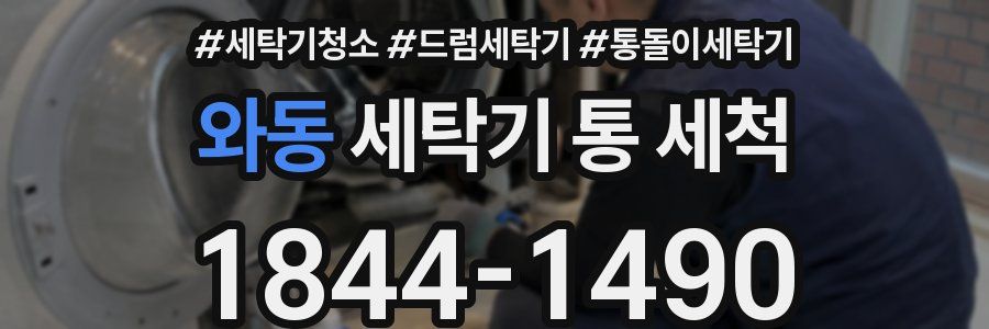 와동 세탁기 통 세척
