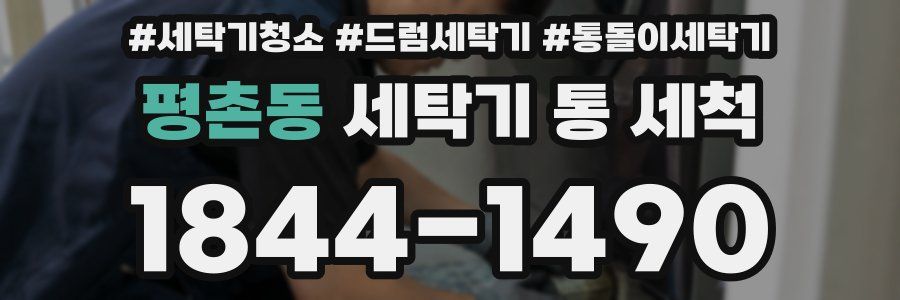 평촌동 세탁기 통 세척