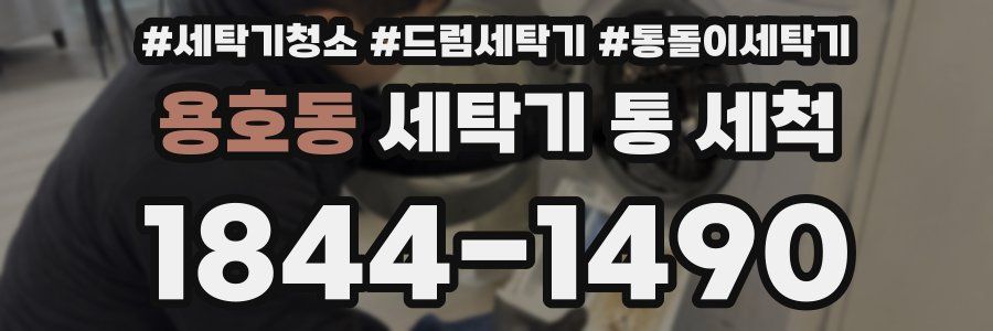 용호동 세탁기 통 세척