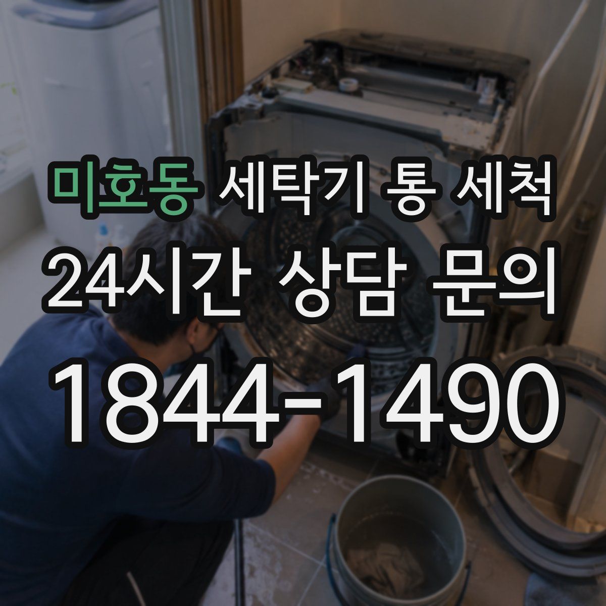미호동 세탁기 통 세척