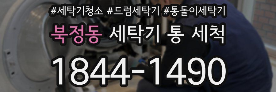 북정동 세탁기 통 세척