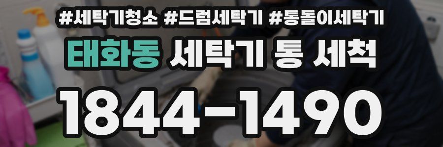 태화동 세탁기 통 세척