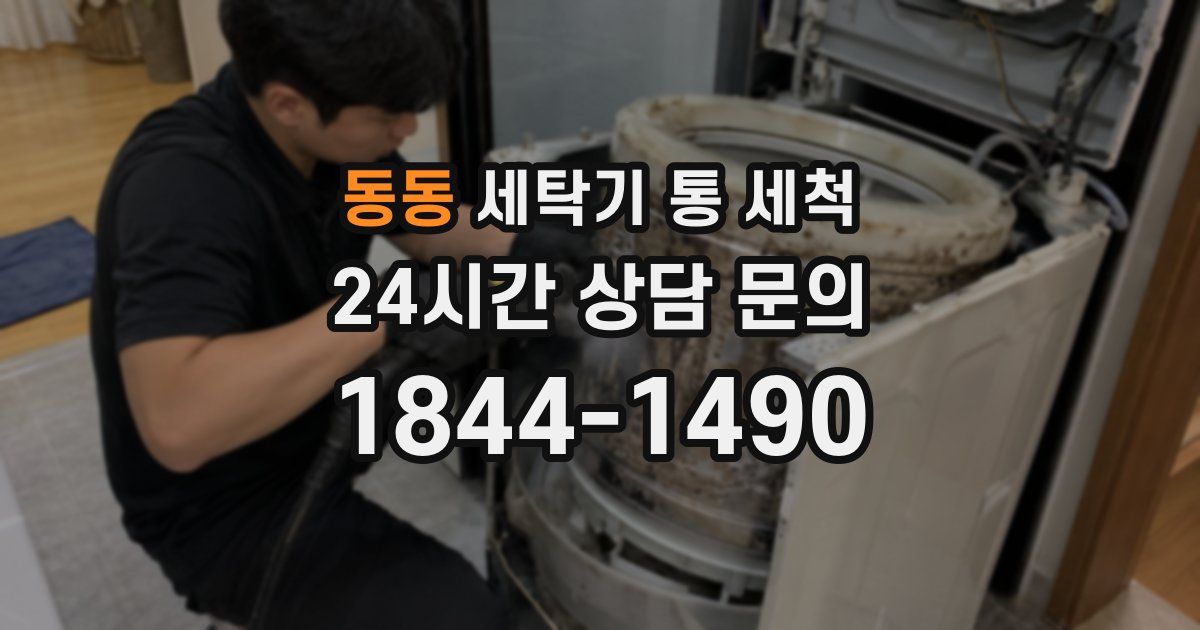 동동 세탁기 통 세척