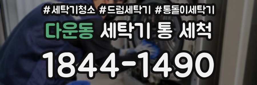 다운동 세탁기 통 세척