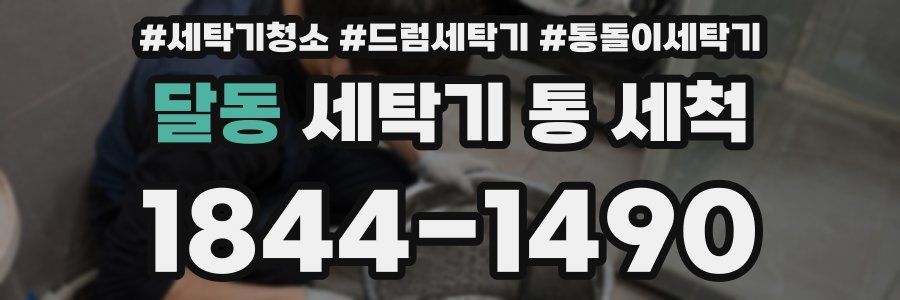 달동 세탁기 통 세척