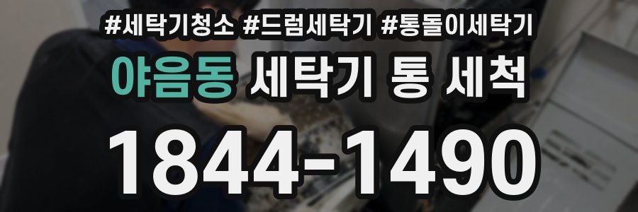 야음동 세탁기 통 세척