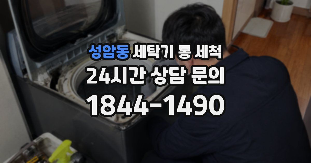 성암동 세탁기 통 세척