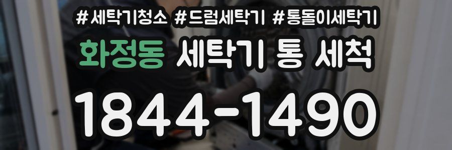 화정동 세탁기 통 세척