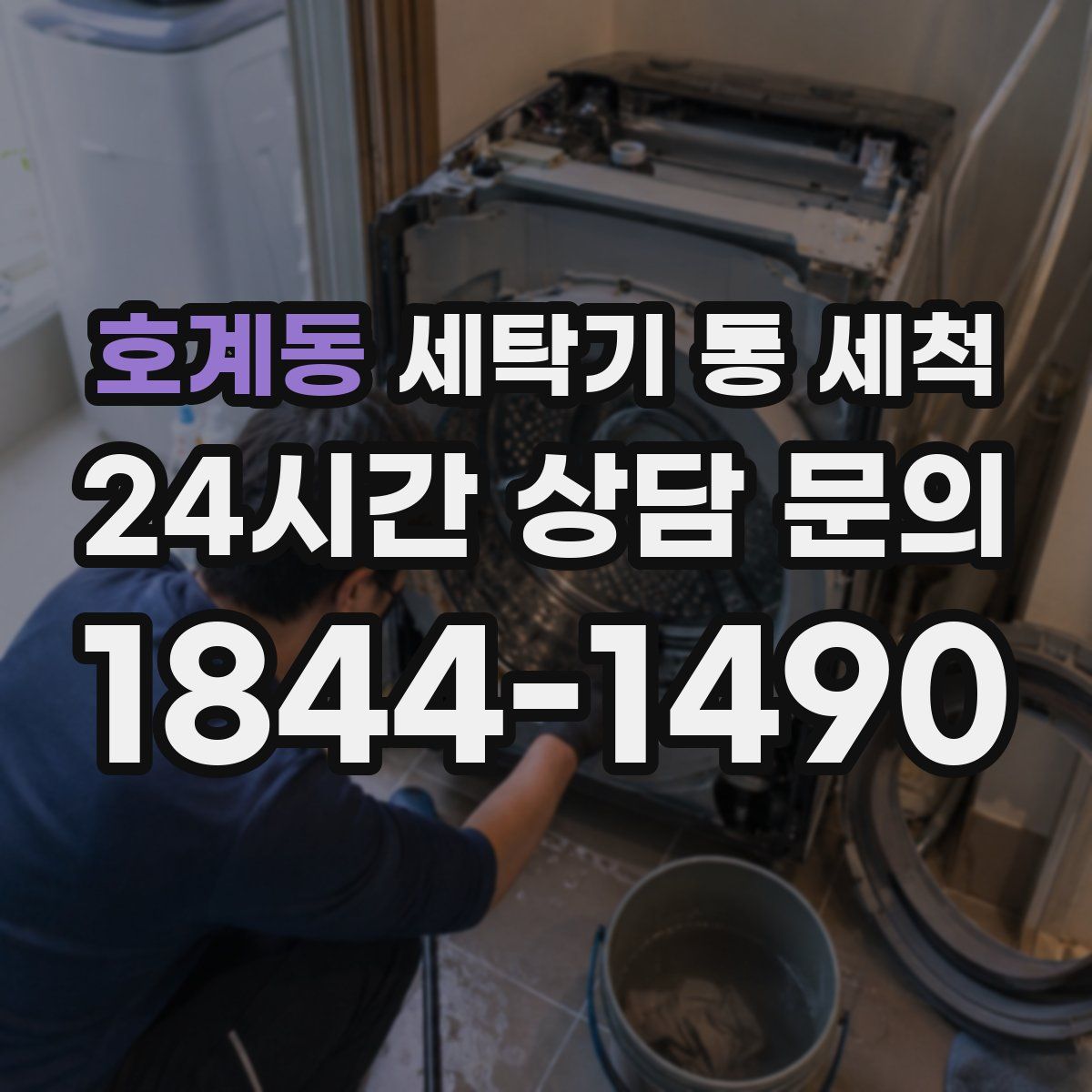 호계동 세탁기 통 세척